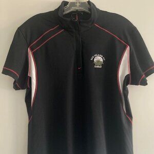 BIG ISLAND COUNTRY CLUB HAWAII GOLF SHIRT 1/4 ZIP NENE LOGO LIKE NEW MAKANI GOLF